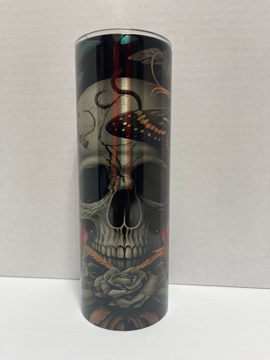 20 oz Stainless Steel Skull