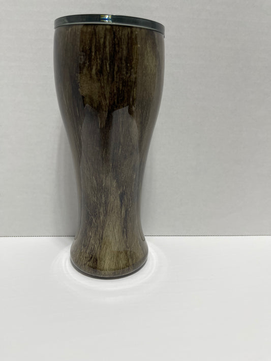 20 oz wood grain  tumbler